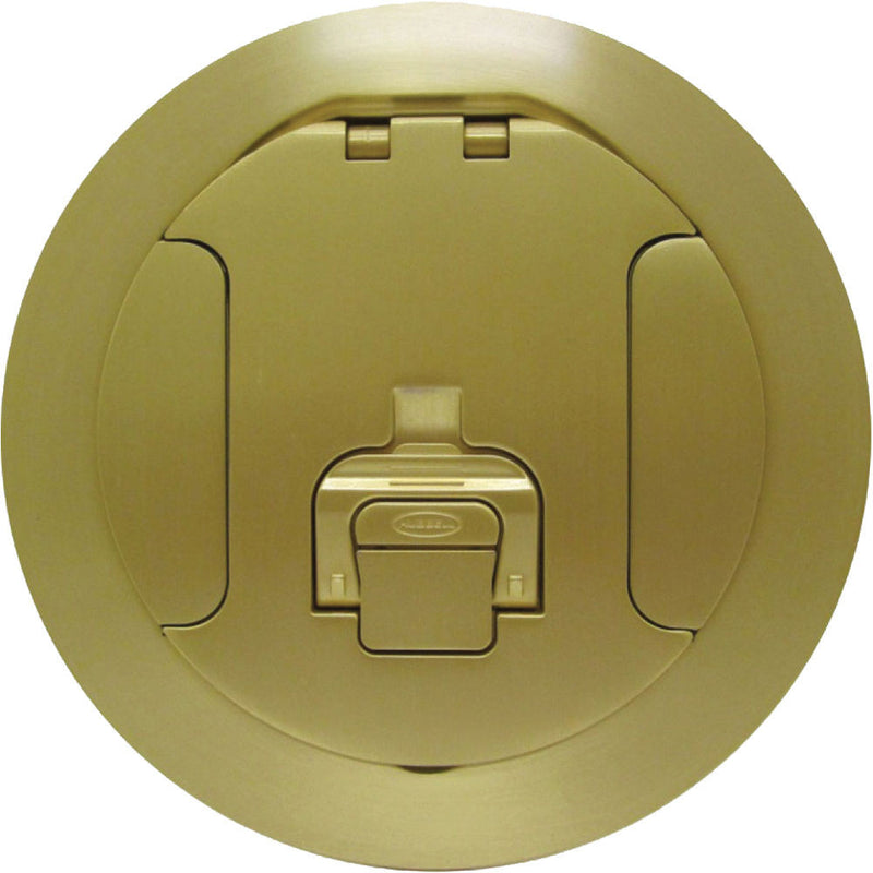 FSR SF8-CVR-BRS 8" Cover for Smartfit Poke-Thru Floor Boxes (Brass)