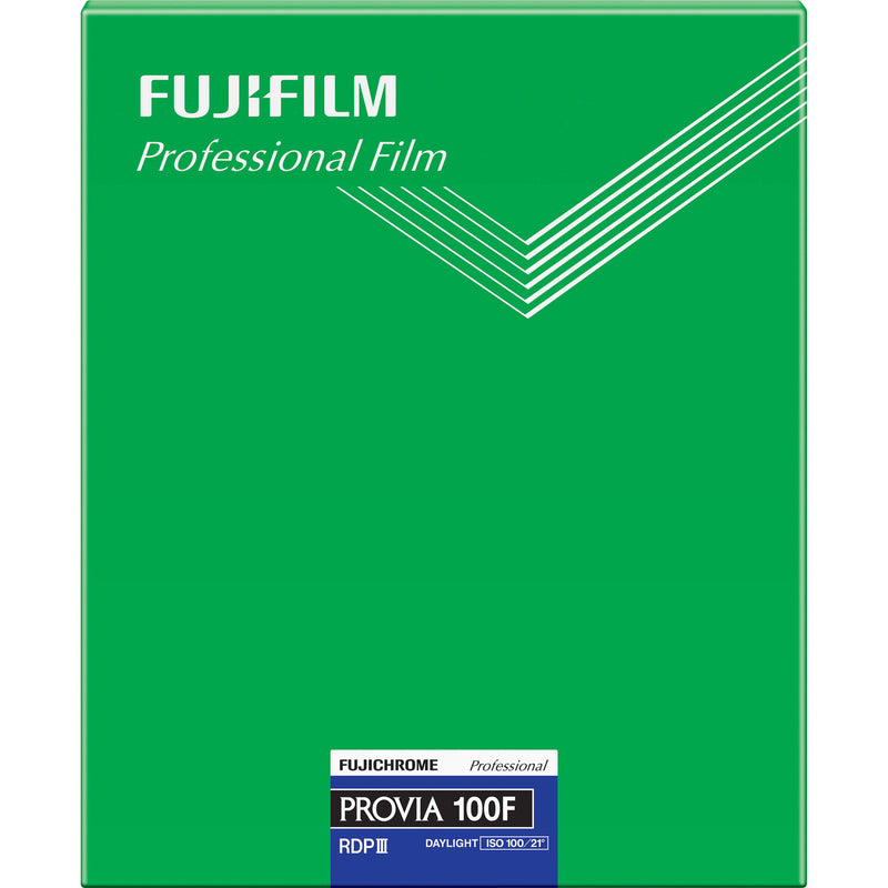 Fujifilm Fujichrome Provia 100F Professional RDP-III Color Transparency Film (8 x 10", 20 Sheets)
