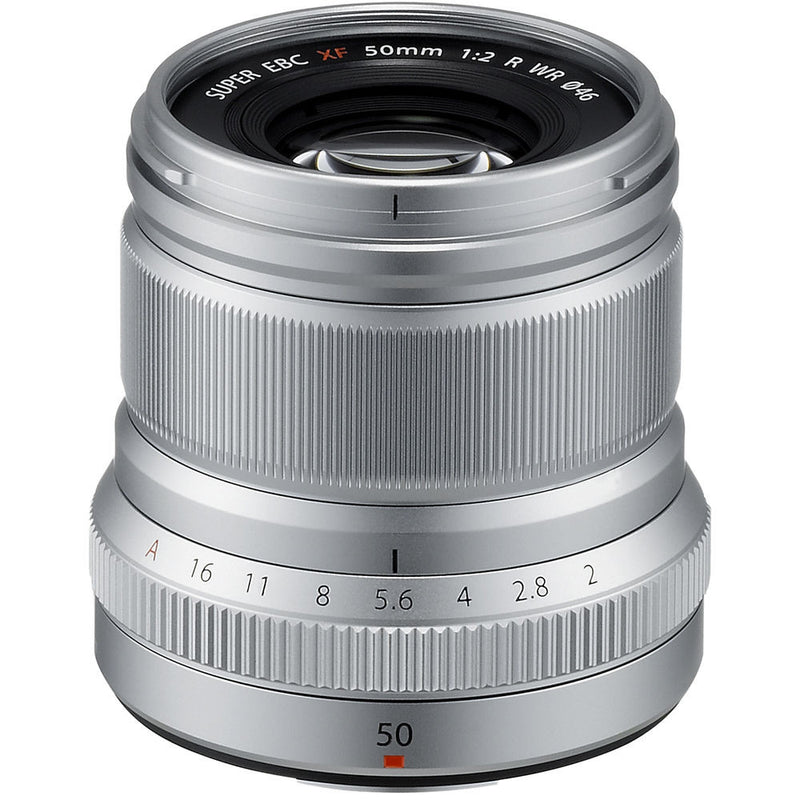 Fujifilm XF 50mm f/2 R WR Lens (Silver)