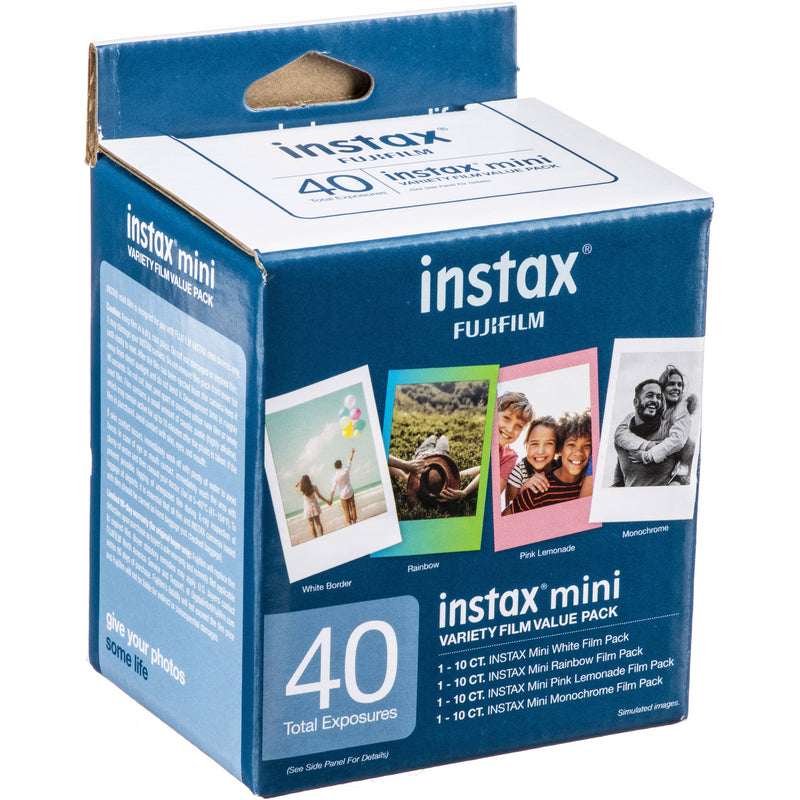 FUJIFILM INSTAX Mini Instant Film Variety Value Pack (40 Exposures)