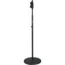 Gator Cases Frameworks 10" Roundbase Mic Stand with Deluxe One-Handed Clutch