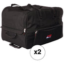 Gator Cases GPA-715 Kit with Two Rolling Speaker Bags for Most 15" Speakers