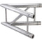 Global Truss Vertical 2-Way Corner Junction for F32 I-Beam Truss System (45&deg, 3.28')