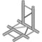 Global Truss 4-Way Horizontal T-Junction for F32 I-Beam Truss System (1.64')