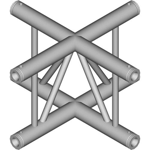 Global Truss 4-Way Vertical Cross-Junction for F32 I-Beam Truss System (1.64')