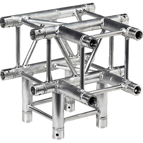 Global Truss 1.64' 4-Way T-Junction for F34 Square Truss