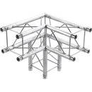 Global Truss 3-Way 90&deg Corner for F24 Square Truss System (1.64')