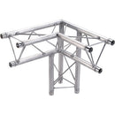 Global Truss 3-Way 90&deg Apex Down - Right Corner for F23 Triangular Truss System (1.64')