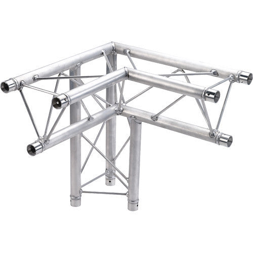 Global Truss 3-Way 90&deg Apex Down - Left Corner for F23 Triangular Truss System (1.64')