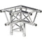 Global Truss Three-Way 90&deg Apex Down - Left Corner for F33 Triangular Truss System (1.64')