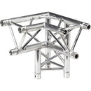 Global Truss Three-Way 90&deg Apex Down - Right Corner for F33 Triangular Truss System (1.64')