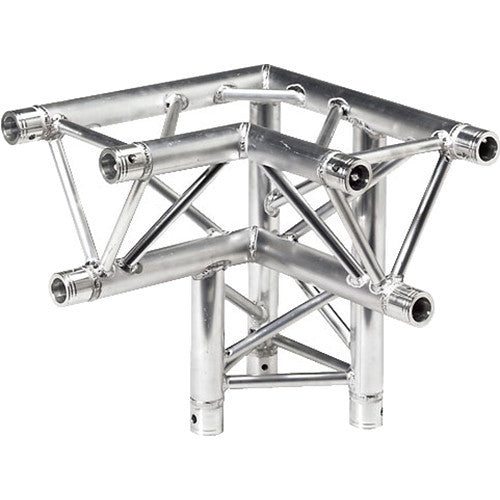 Global Truss Three-Way 90&deg Apex Down - Right Corner for F33 Triangular Truss System (1.64')