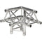 Global Truss Three-Way 90&deg Apex Up - Left Corner for F33 Triangular Truss System (1.64')
