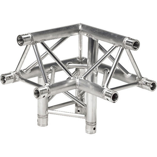 Global Truss Three-Way 90&deg Apex Up - Left Corner for F33 Triangular Truss System (1.64')