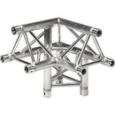 Global Truss Three-Way 90&deg Apex Up - Right Corner for F33 Triangular Truss System (1.64')