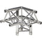 Global Truss Three-Way 90&deg Apex Up - Right Corner for F33 Triangular Truss System (1.64')