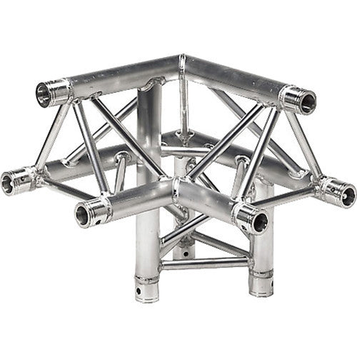Global Truss Three-Way 90&deg Apex Up - Right Corner for F33 Triangular Truss System (1.64')