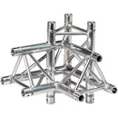 Global Truss Four-Way 90&deg Apex Up - Right Corner for F33 Triangular Truss System (1.64')