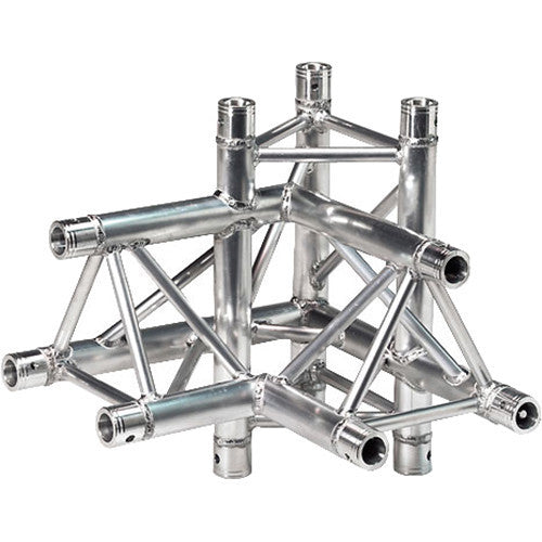 Global Truss Four-Way 90&deg Apex Up - Right Corner for F33 Triangular Truss System (1.64')