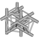 Global Truss 1.64' 5-Way Triangular T-Junction Apex Up/Down for F33 Triangle Truss