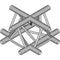 Global Truss 1.64' 4-Way Triangular Cross-Junction Apex Up/Down for F33 Triangle Truss