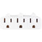 Go Green 3-Outlet Wall Tap Adapter (White)