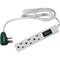 Go Green 3-Outlet Power Strip (White)