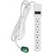 Go Green 6-Outlet Surge Protector (White, 6')
