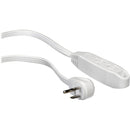 Go Green Heavy Duty Extension Cord (15', White)