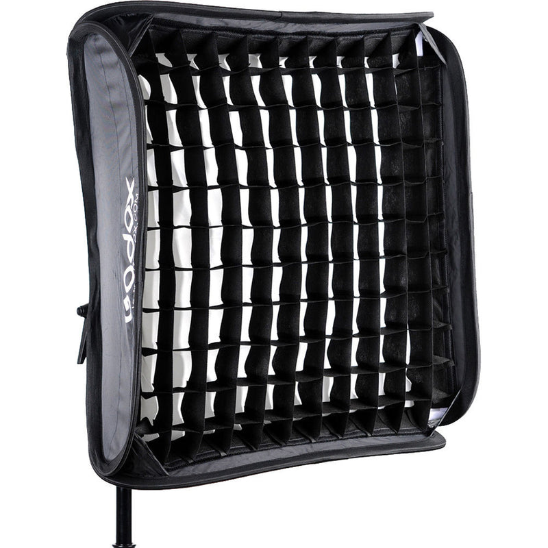 Godox S-Bracket Kit with S Bracket,Grid, Softbox, and Carrying Bag (15.7 x 15.7")