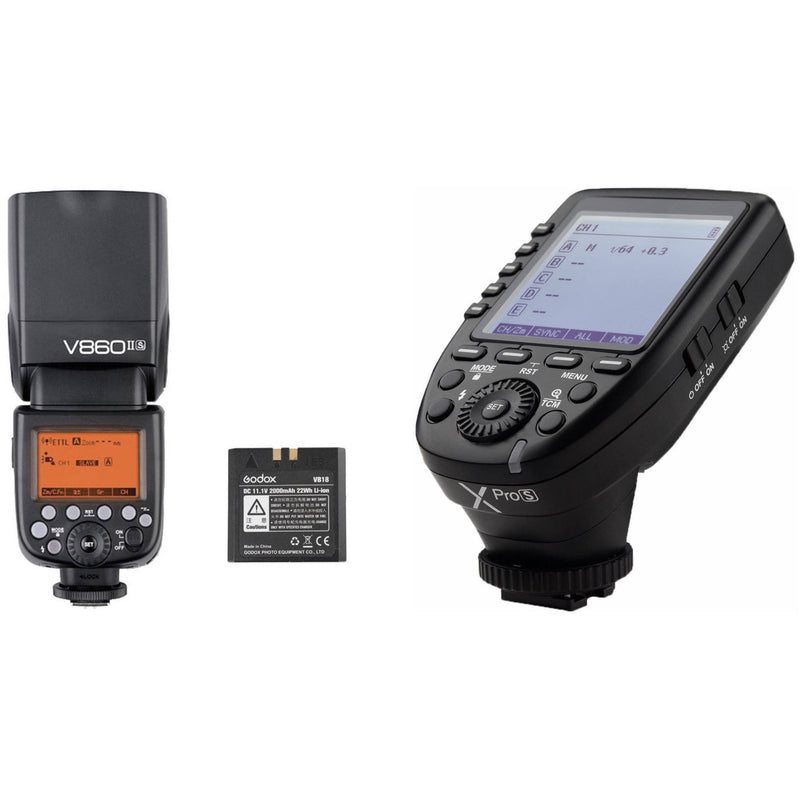 Godox VING V860II TTL Li-Ion Flash with XProF TTL Trigger Kit for Sony Cameras