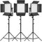 GVM LT100S Bi-Color LED 3-Light Panel