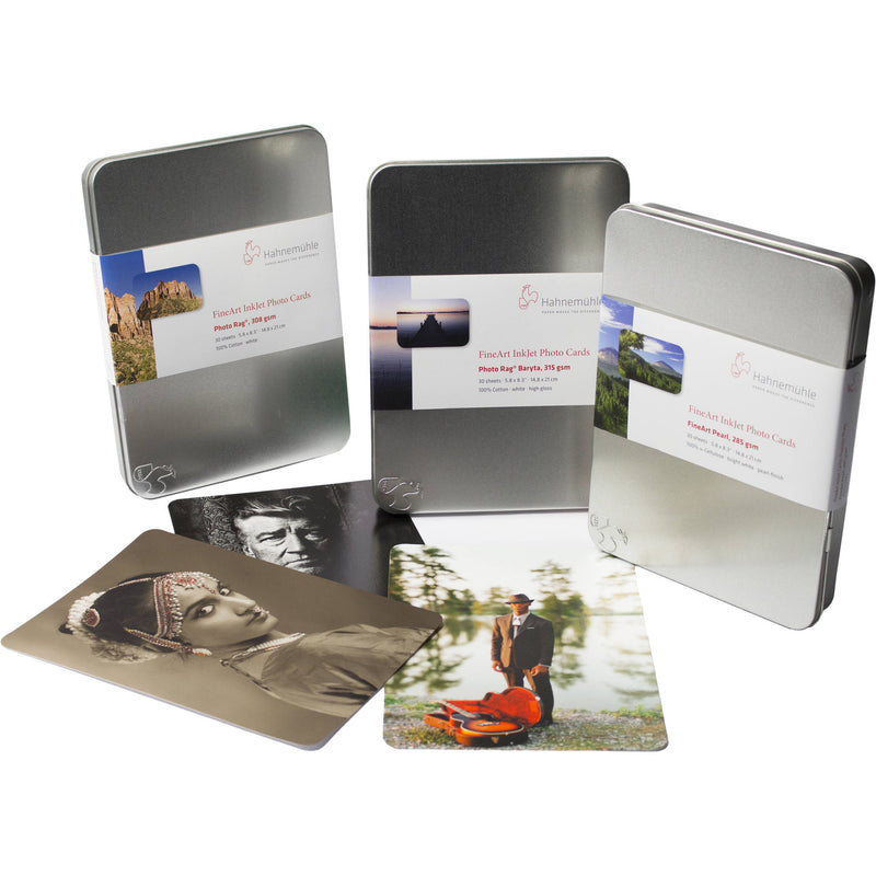 Hahnem�hle Photo Rag 308 Matte FineArt Photo Cards (A5 5.8 x 8.3", 30 Cards)