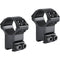 Hawke Sport Optics 2-Piece Match Mount for 9-11mm Rails (1", Aluminum, High, Matte Black)