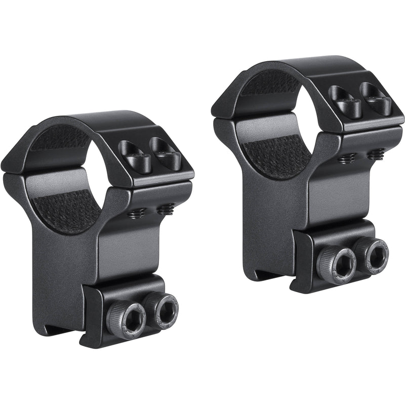 Hawke Sport Optics 2-Piece Match Mount for 9-11mm Rails (1", Aluminum, High, Matte Black)