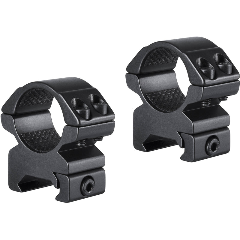 Hawke Sport Optics 2-Piece Match Mount for Weaver Rails (1", Aluminum, Medium, Matte Black)