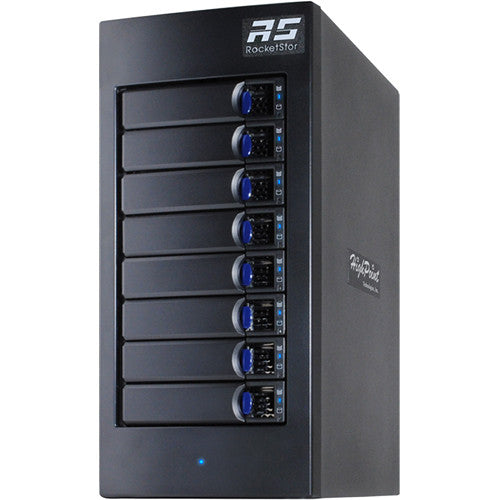 HighPoint RocketStor 8-Bay Thunderbolt 3 RAID Enclosure