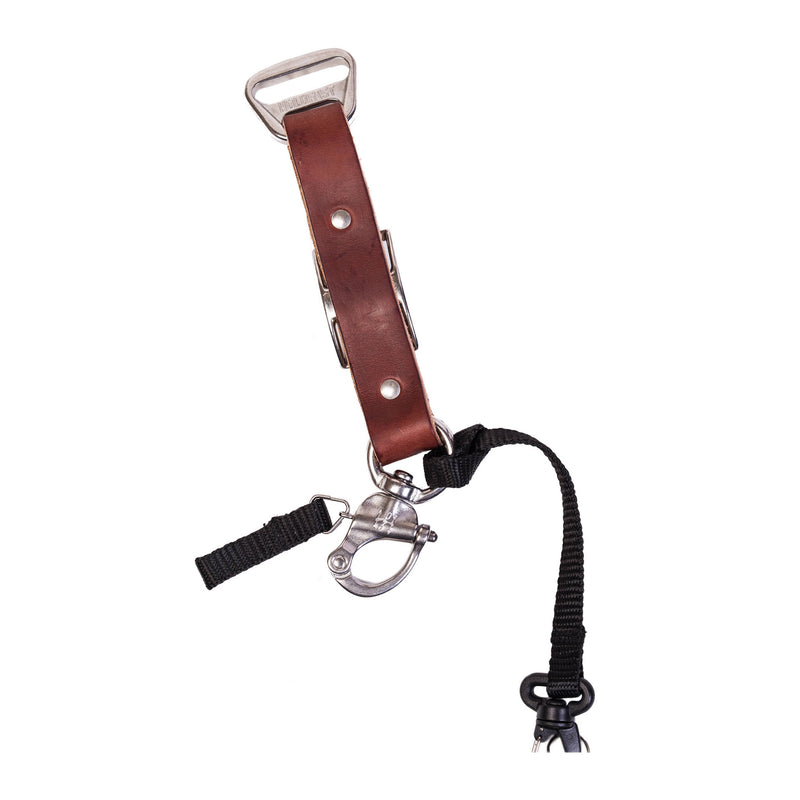 HoldFast Gear Adjustable Portrait Slider for MoneyMaker Harness (Bridle Leather, Chestnut)