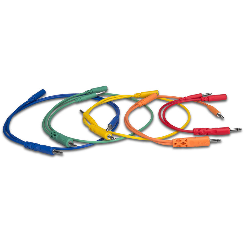 Hosa Technology 3.5mm TS Male to 3.5mm TS Male/3.5mm TS Female Hopscotch Patch Cable (5-Pack)