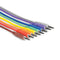 Hosa Technology Set of 8 Unbalanced Patch Cables 3.5mm TS to Same (3')