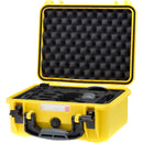 HPRC HPRC2300 Case with Custom Foam for DJI Spark Fly More Combo Kit (Yellow)