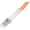 Camplex Duplex LC to Duplex LC Multimode Fiber Optic Patch Cable (Orange, 3.28')