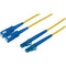 Camplex Duplex LC to Duplex SC Singlemode Fiber Optic Patch Cable (Yellow, 3.28')