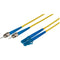 Camplex Duplex ST to Duplex LC Singlemode Fiber Optic Patch Cable (Yellow, 9.84')
