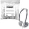 HamiltonBuhl 2.5" Disposable Ear Cushion Covers for On-Ear Headphones & Headsets (Bulk Bag, 1,000 Pairs)