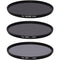Ice 67mm ND8, ND64, and ND1000 Solid Neutral Density Filter Kit (3, 6, and 10 Stops)