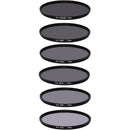 Ice 72mm ND4, ND8, ND16, ND32, ND64, and ND1000 Solid Neutral Density Filter Kit (2, 3, 4, 5, 6, and 10-Stop)