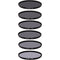 Ice 72mm ND4, ND8, ND16, ND32, ND64, and ND1000 Solid Neutral Density Filter Kit (2, 3, 4, 5, 6, and 10-Stop)