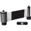 IDP KO Dye-Sub Black and Overlay Ribbon with Cleaning Roller (600 Cards/Roll)