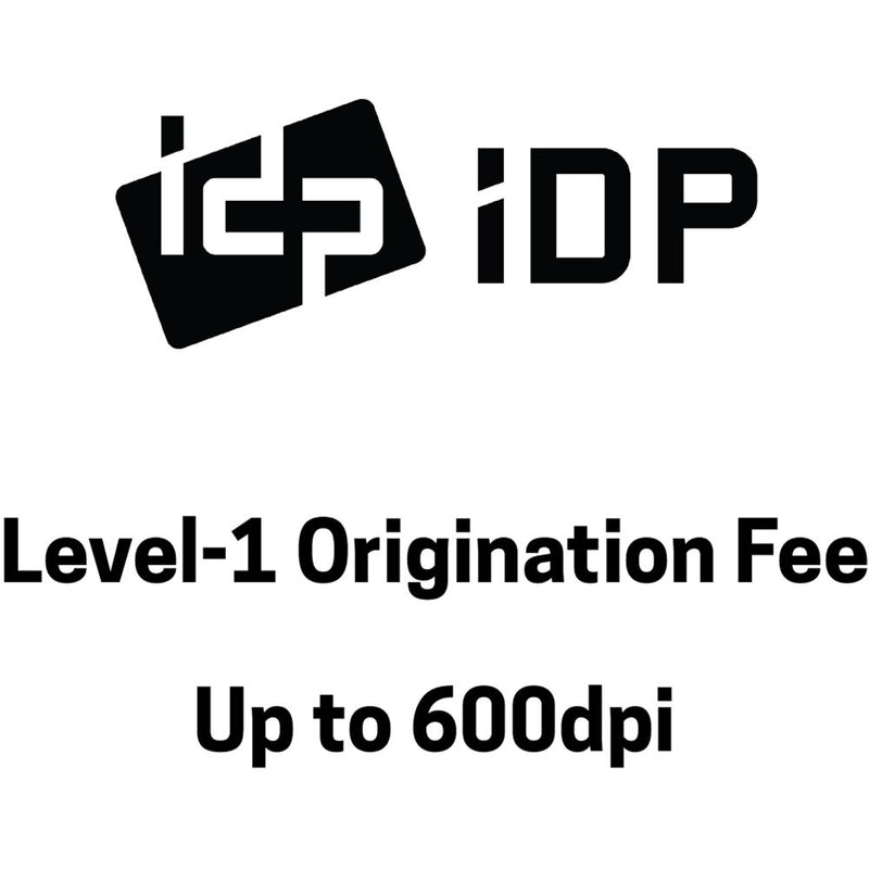 IDP Level 1-Origination Fee, up to 600dpi